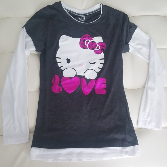 Juniors Hello Kitty Long Sleeved Tee - Med - Picture 3 of 10